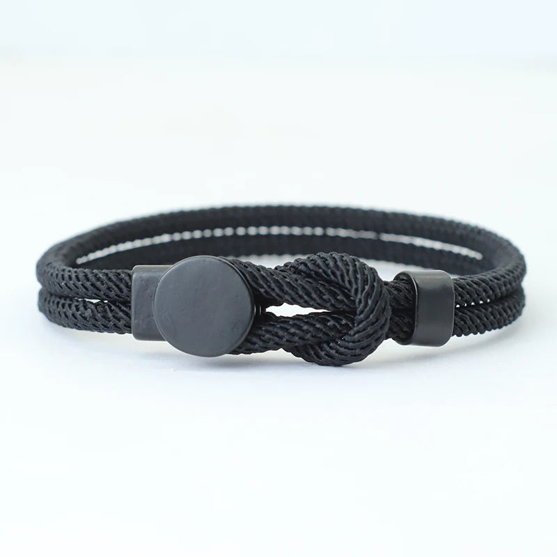 Novel Men Rope Bracelet Double Layer