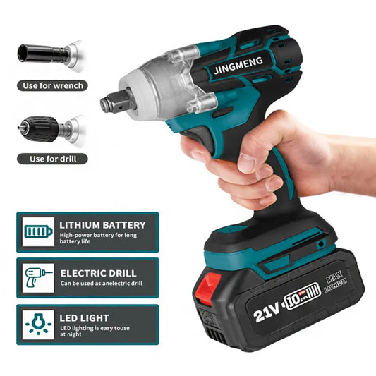 Cordless Electric Impact Wrench Hand Drill