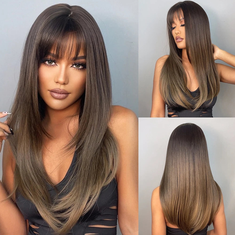 Natural Synthetic Wigs