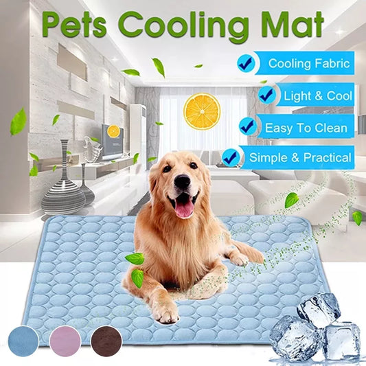 Cooling Summer Pad Mat For Pets Washable