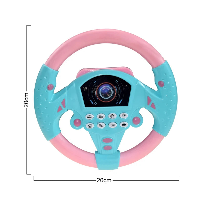 Steering Wheel Toy with Light Sound