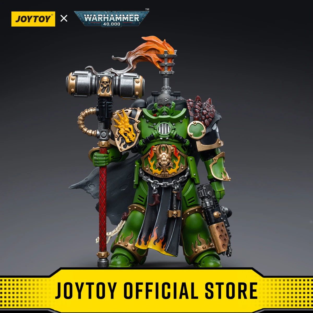 JOYTOY Warhammer 40k 1/18 Action Figures Salamanders Captain Adrax Agatone