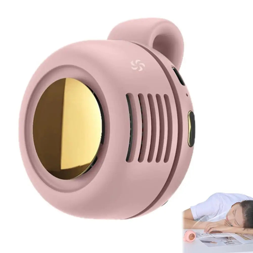 Portable Mini Bladeless Fan 3 Speed Adjustable Clip