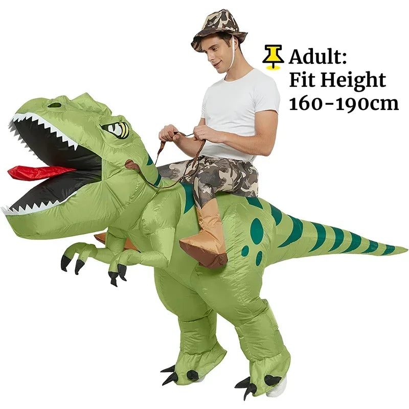 Inflatable Dinosaur Velociraptor Costume