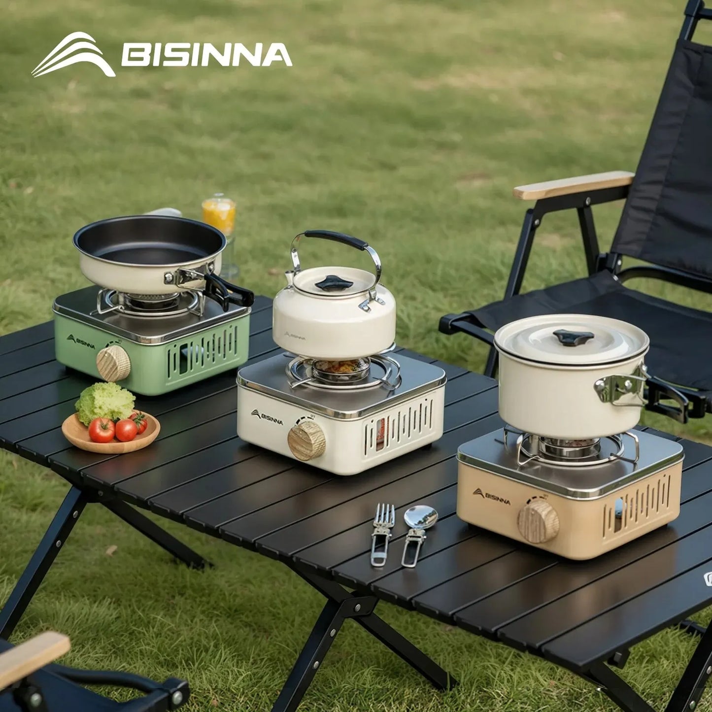 BISINNA Camping Gas Stove 2800W High Firepower