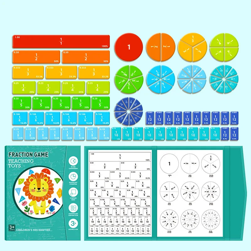 Magnetic Fraction Game