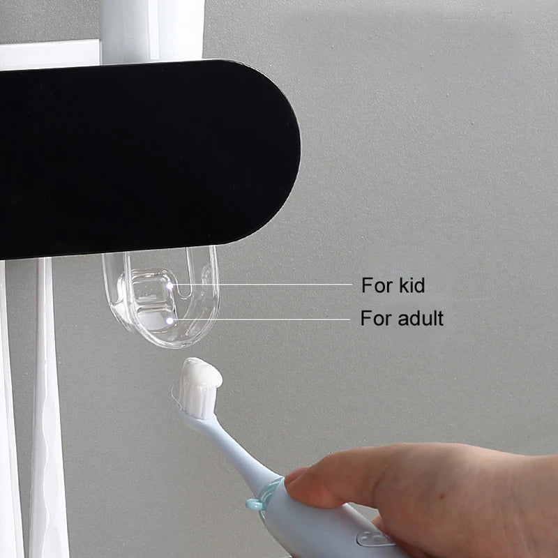 Bathroom Wall Toothbrush Organizer Set