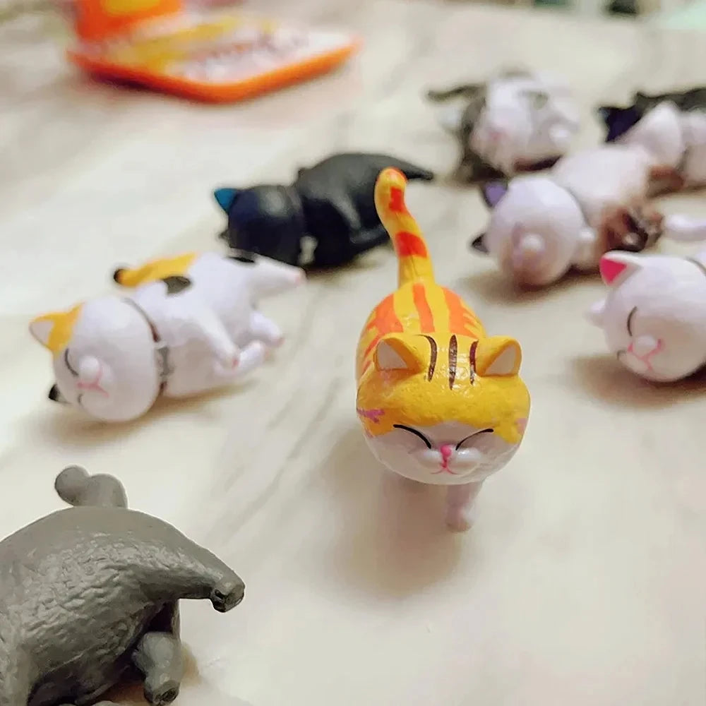 Cute Cat Ornaments Set 9pcs