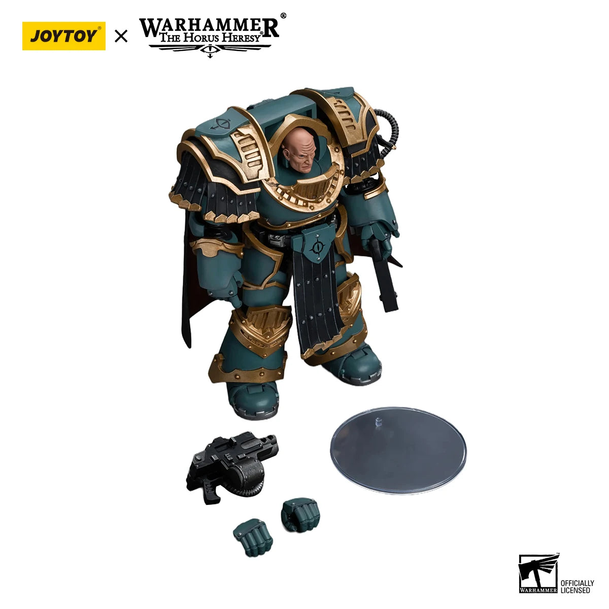 JOYTOY Warhammer 40k 1/18 Action Figures  Sons of Horus Legion Praetor in Cataphractii Terminator Armour