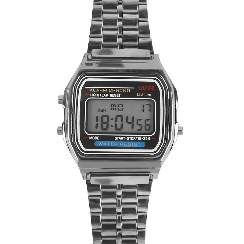 Steel Band Multi-Functional LED Digital Watch