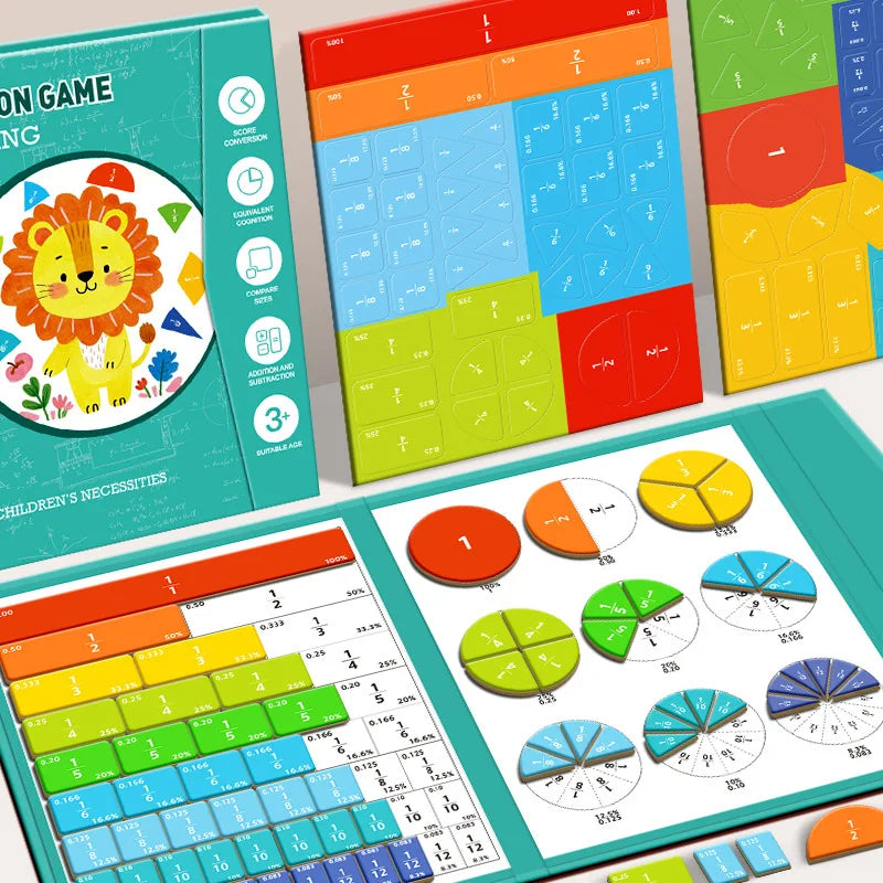 Magnetic Fraction Game