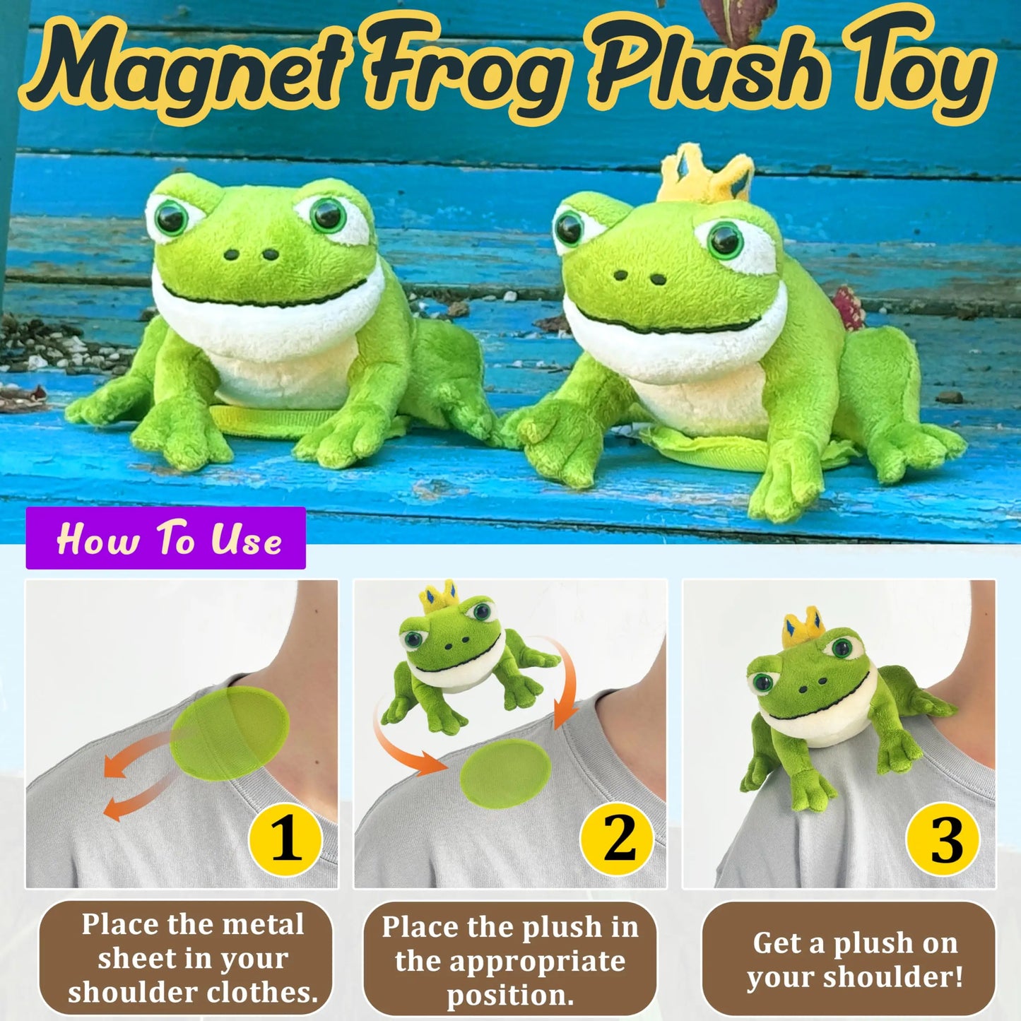 Frog Plush Toy 3.94"