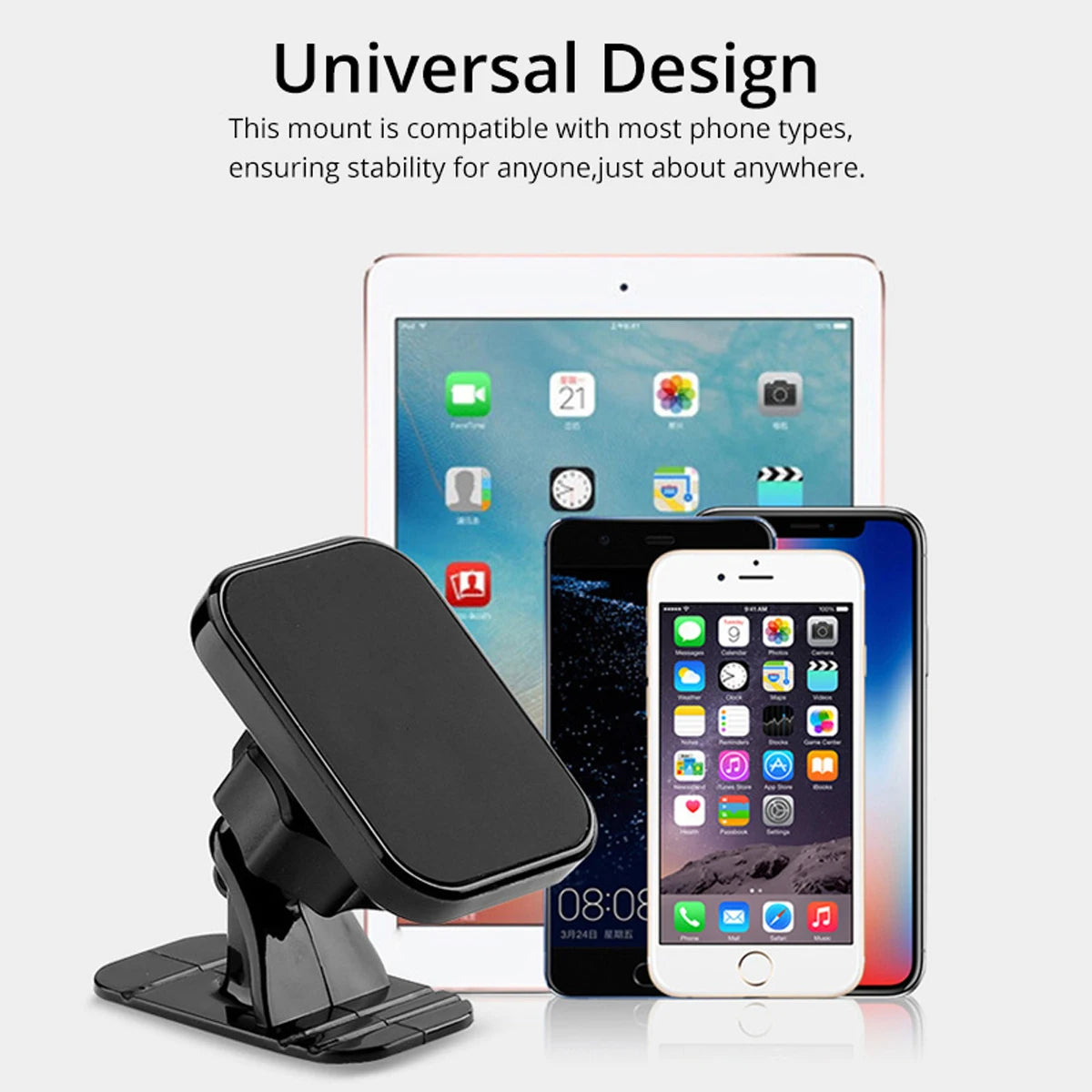 Magnetic Car Phone Holder Stand 360 Degree