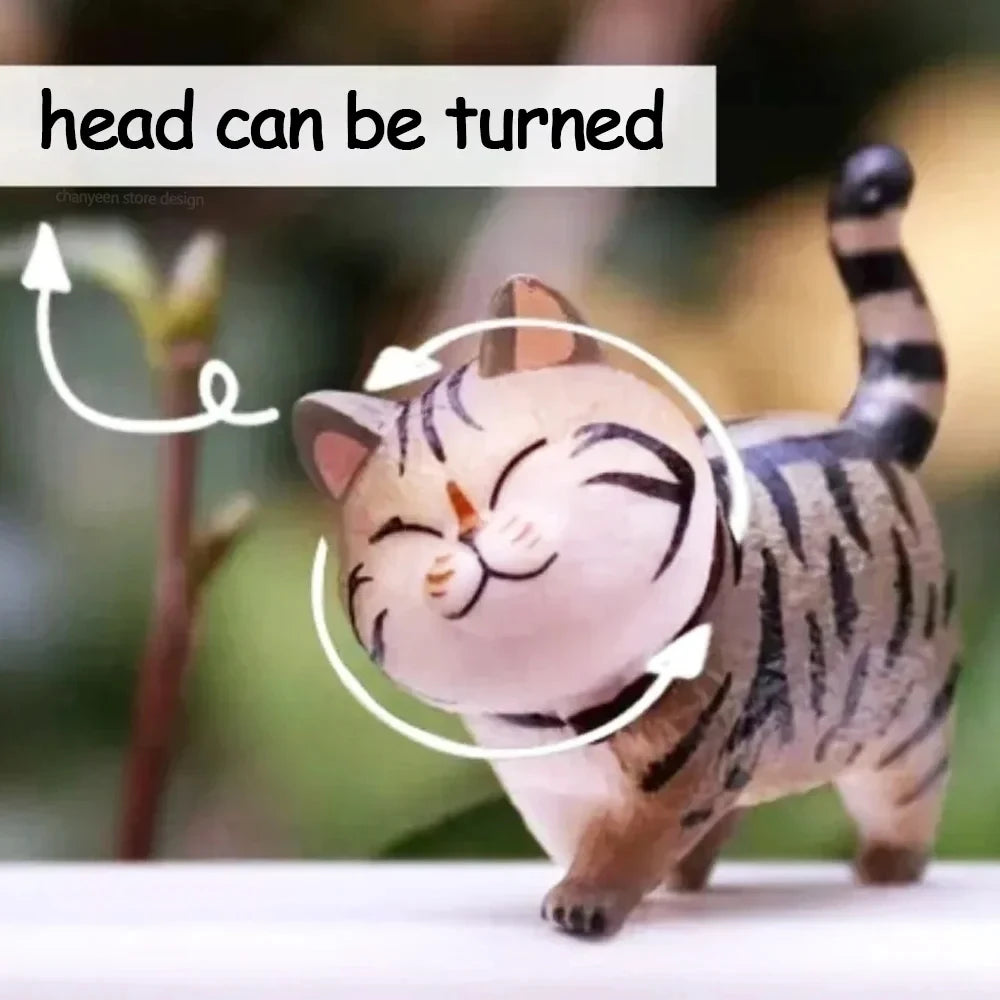 Cute Cat Ornaments Set 9pcs