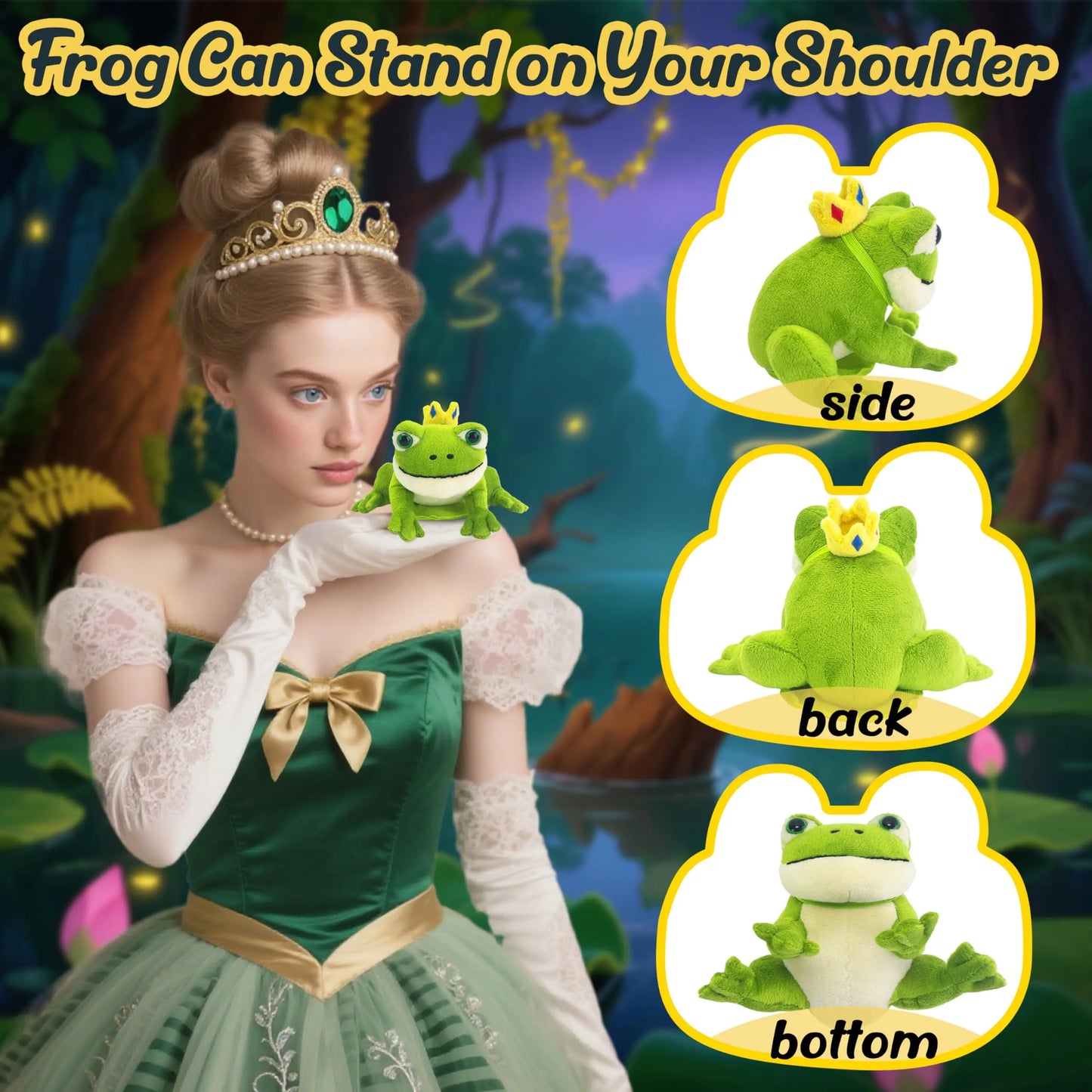 Frog Plush Toy 3.94"