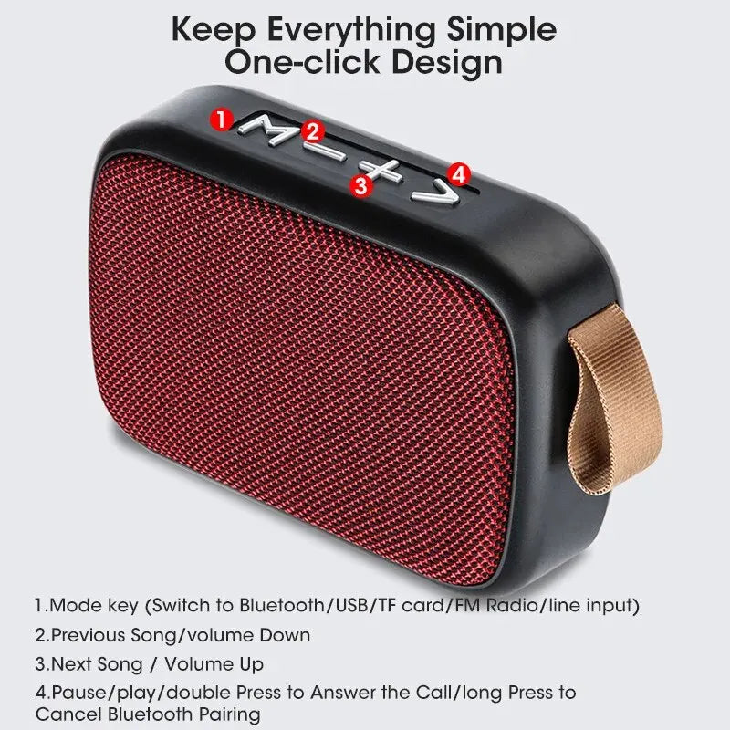 Wireless Bluetooth Speaker Outdoor Portable