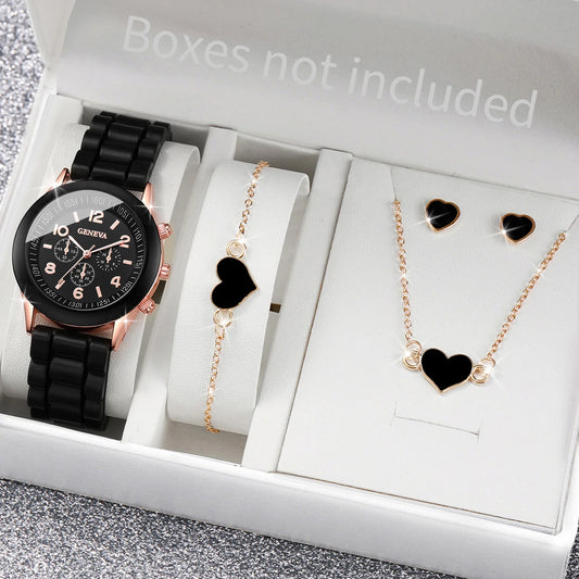 Women Watches Jewelry Set