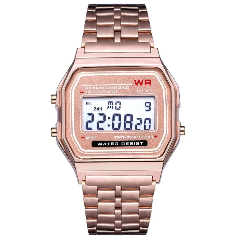 Steel Band Multi-Functional LED Digital Watch