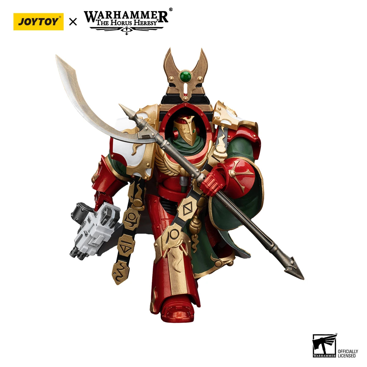 JOYTOY Warhammer 40k 1/18 Action Figures 14.3cm Thousand Sons Legion Praetor in Cataphractii Terminator Armour