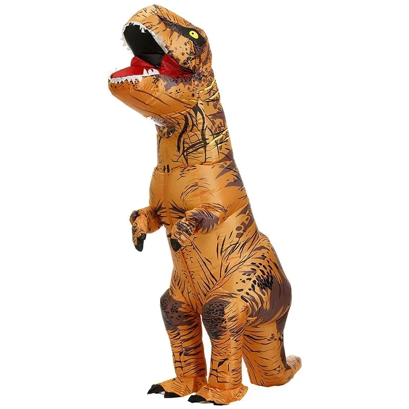 Tyrannosaurus rex inflatable costume mascot