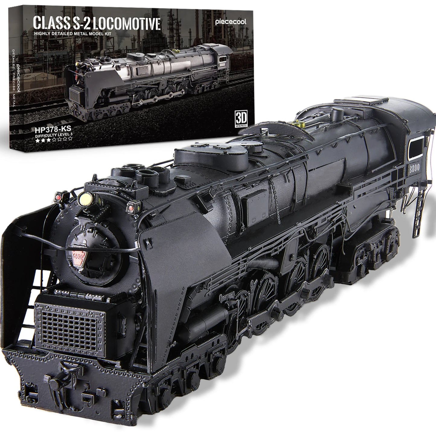 Piececool 3D Metal Puzzles Class S-2 Locomotive