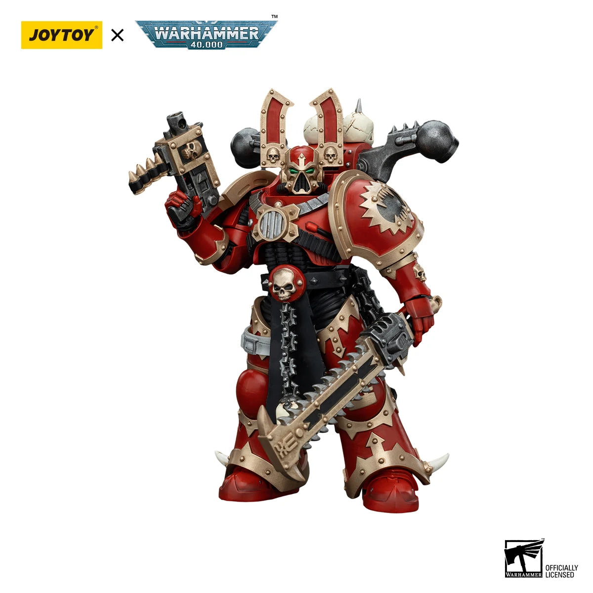 JOYTOY Warhammer 40k 1/18 Action Figures Anime 12.6cm World Eaters Khorne Berzerker