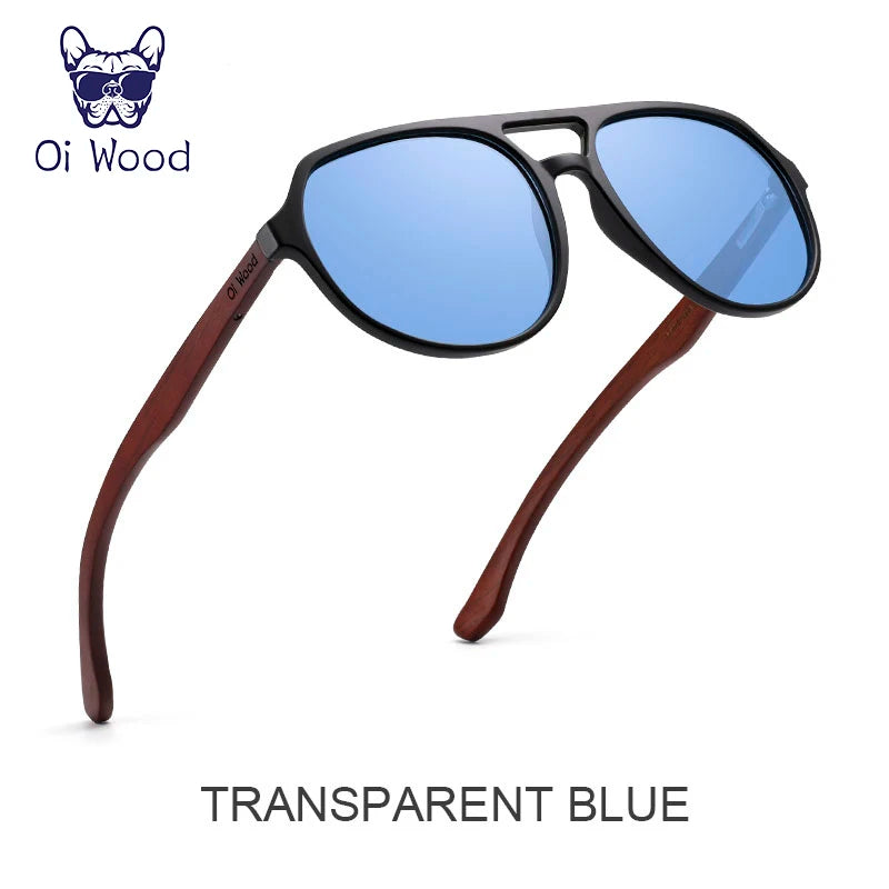 Oi Wood Brand Natural Wooden Sunglasses For Men Women Polarized Oculos De Sol