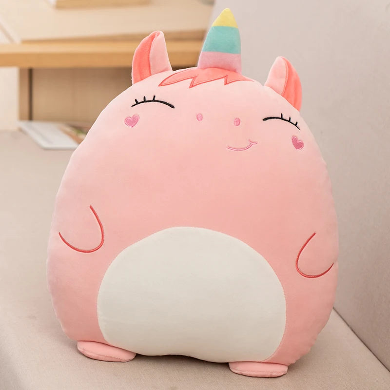 2-in-1 Animals Flannel Blanket Plush 40cm