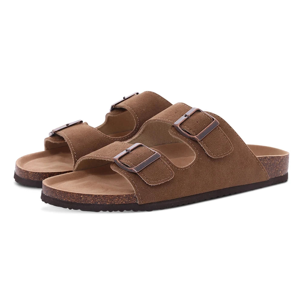 Classic Cork Clogs Suede Sandals With Arch Support