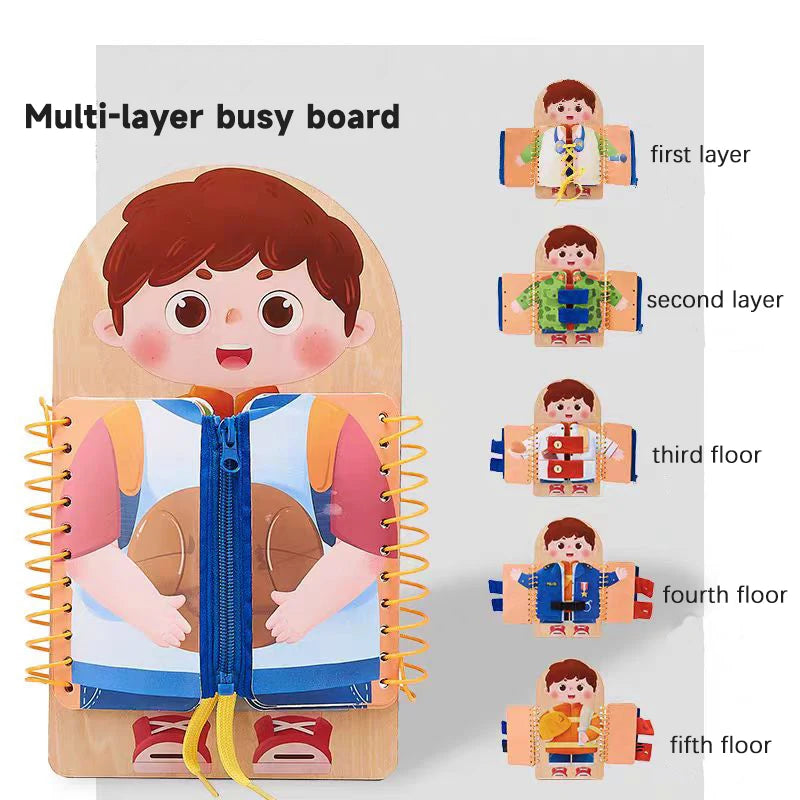 Wooden Activity Board Development Toys