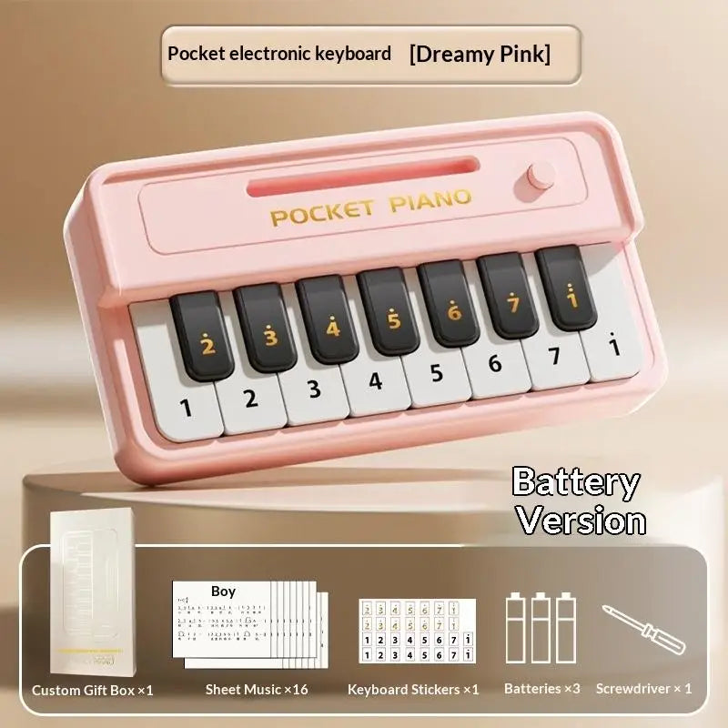 Mini Electronic Piano Portable 15 Keys