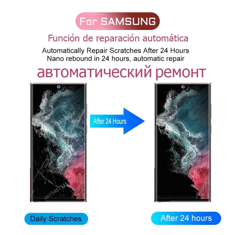 TPU Hydrogel Film For Samsung Galaxy S26 S25 S24 S23 S22 Ultra Plus FE Screen Protector A57 A56 A37 A36 A26 A17 A26 A54 5G
