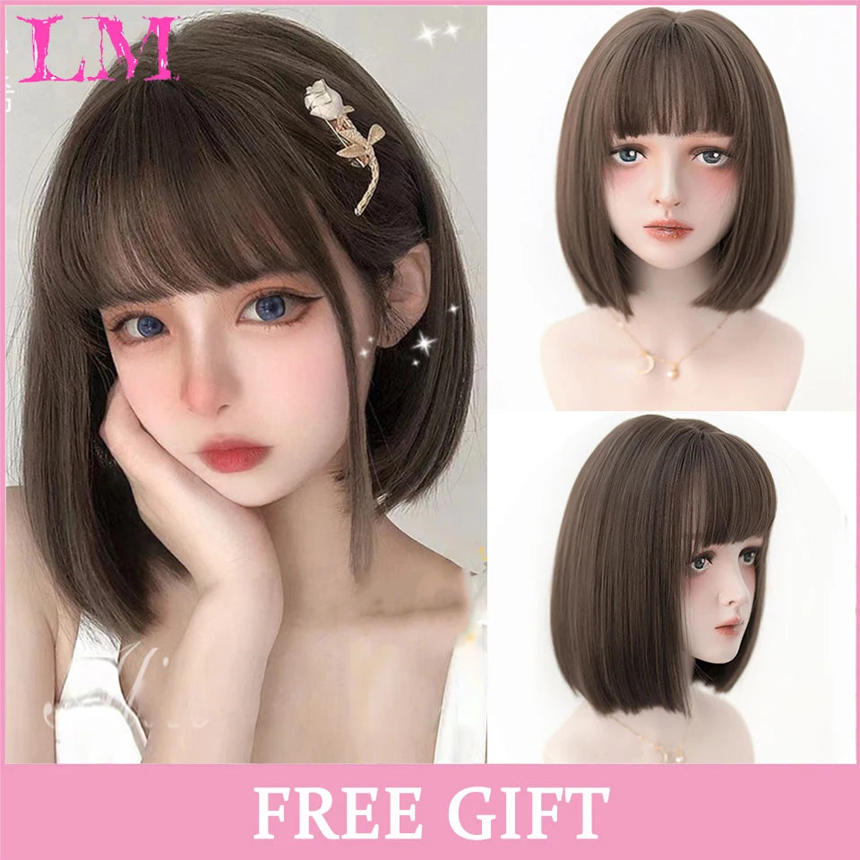 Cosplay Wig With Bangs