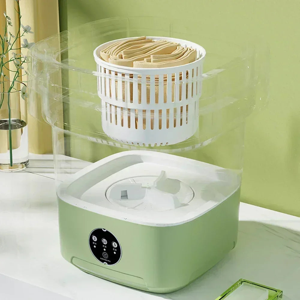 Ultrasonic Portable Folding Washing Machine