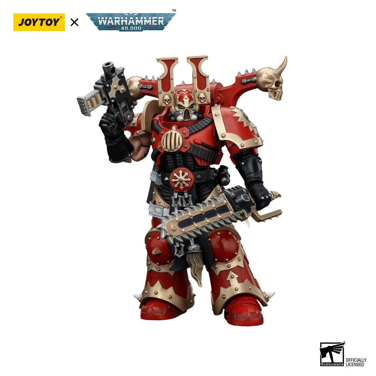 JOYTOY Warhammer 40k 1/18 Action Figures Anime 12.6cm World Eaters Khorne Berzerker