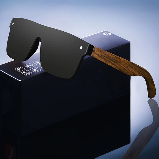 Wood Sunglasses For Men Women Polarized Sunglasses For Men Square  Anti Glare Driver Mirror Sun Glasses Women UV400