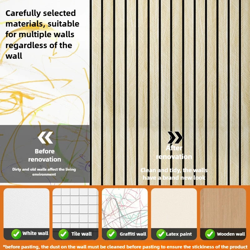 DIY Thick Brown Grid Wallpaper Faux Plaid Design Waterproof