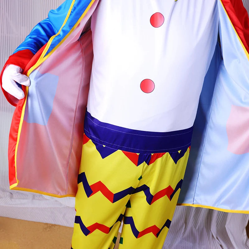 Circus Clown Jumpsuit Carnival Party Cosplay