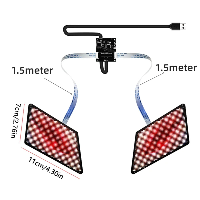 Car LED Headlight controlled by phone app