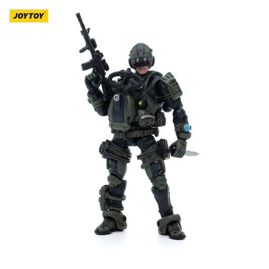 JOYTOY Battle for the Stars 1/18 Action Figures Anime 10cm Marine Corp Frogmen Collection Model Toys