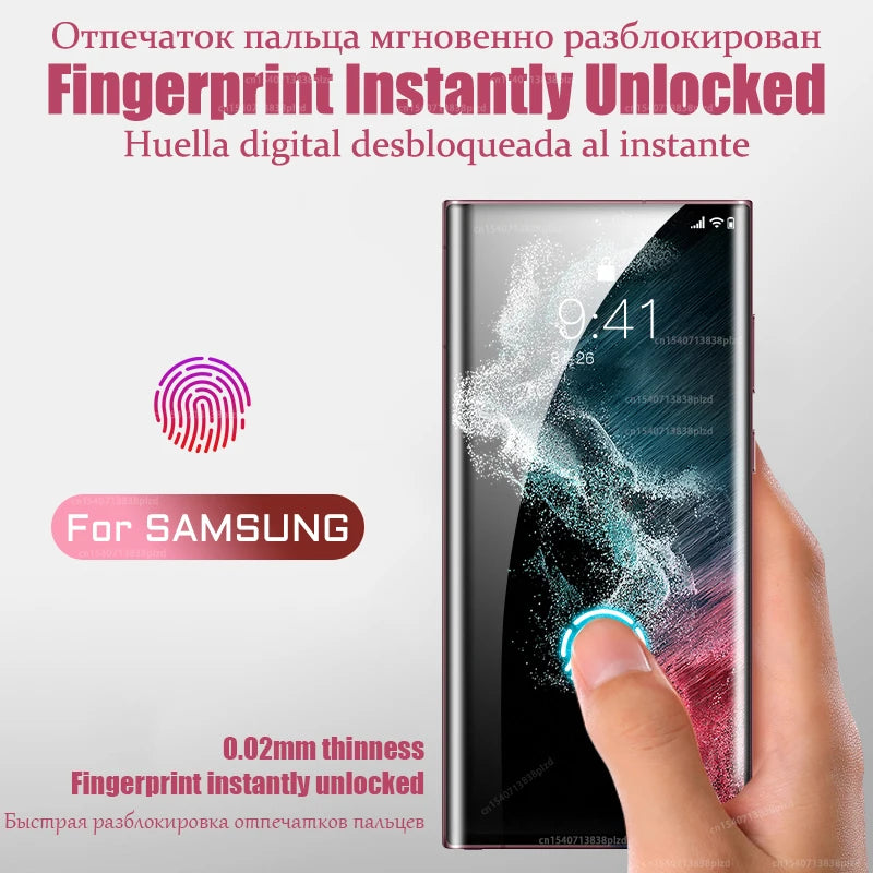 TPU Hydrogel Film For Samsung Galaxy S26 S25 S24 S23 S22 Ultra Plus FE Screen Protector A57 A56 A37 A36 A26 A17 A26 A54 5G