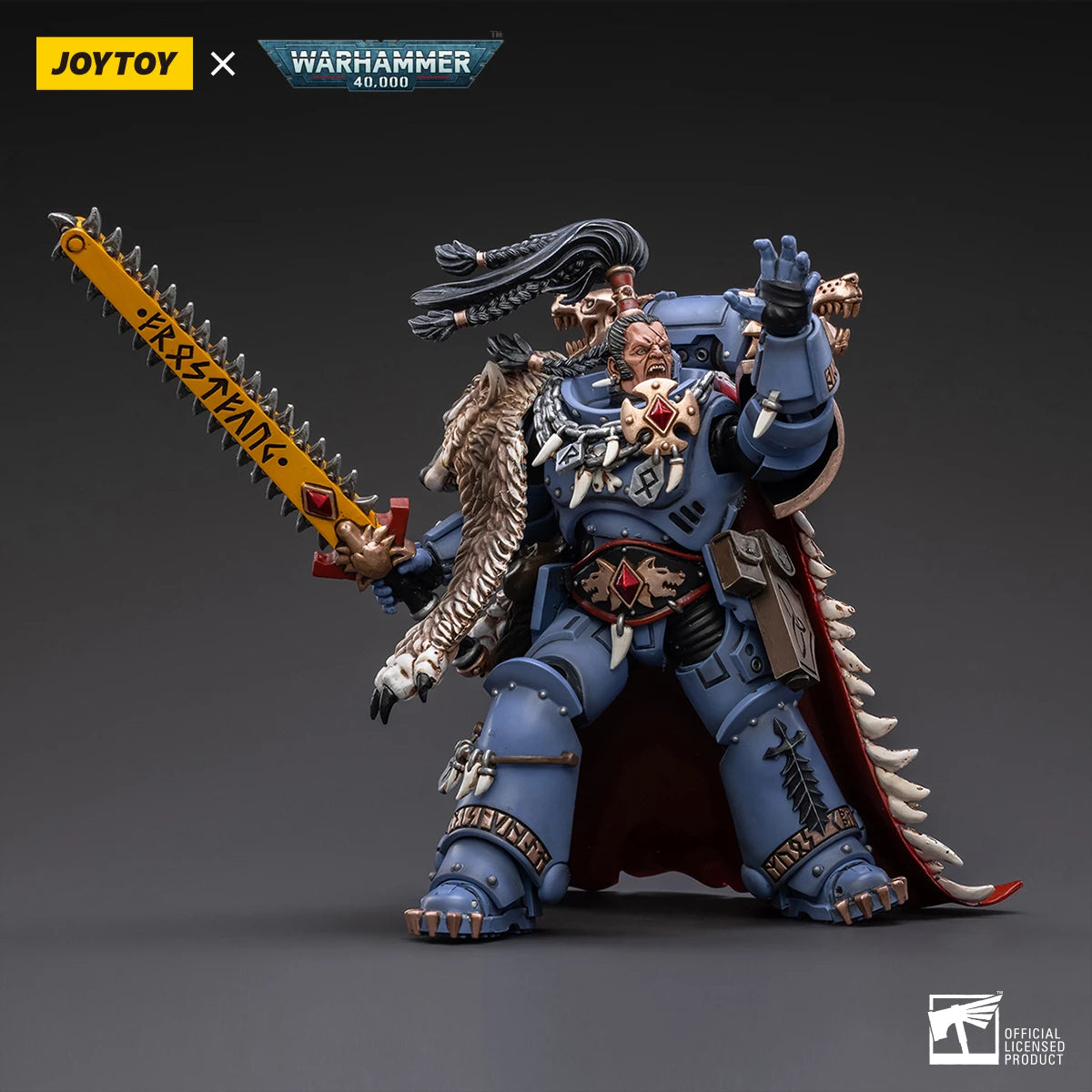 JOYTOY Warhammer 40k 1/18 Action Figures Space Wolves Ragnar Blackmane