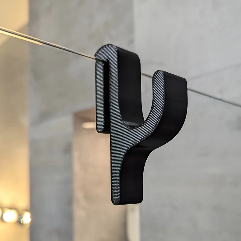 3D Shower Door Towel Hook for 8mm Glass Doors