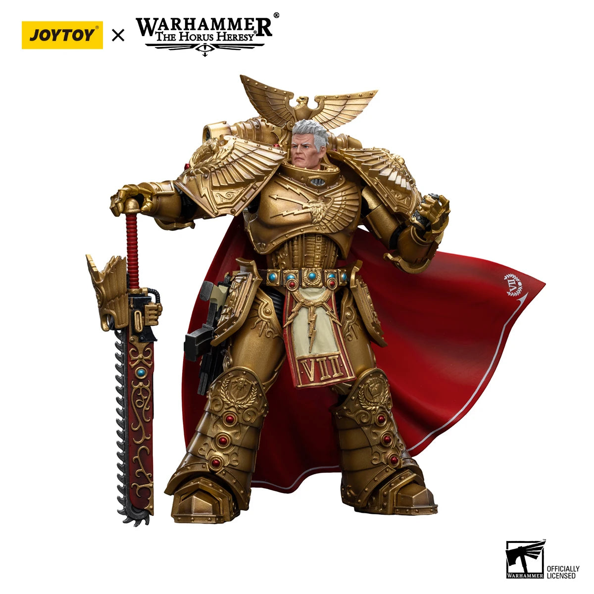 JOYTOY Warhammer 40k 1/18 Action Figures Imperial Fists Rogal Dorn, Primarch of the Vllth Legion