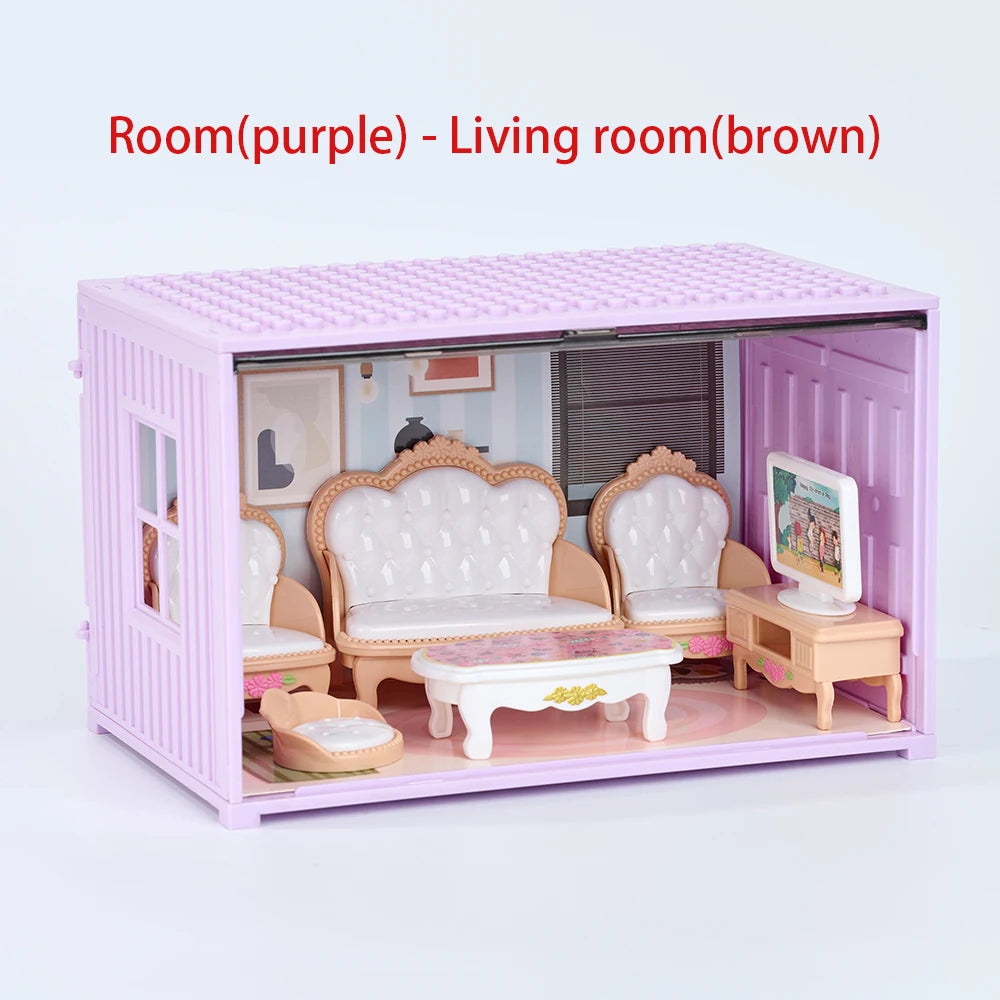 Dollhouse Furniture Container