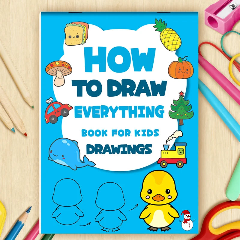 Art Learning Book - How to Draw Everything with Simple Steps