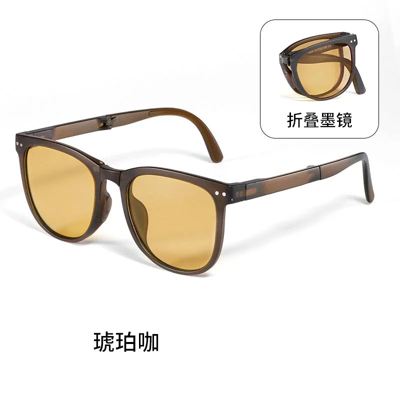 Folding UV sunglasses