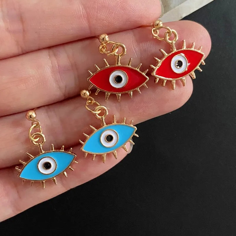 Turkey Eye Stud Earrings