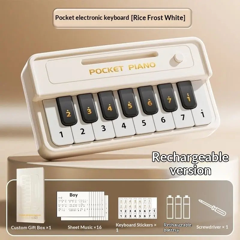 Mini Electronic Piano Portable 15 Keys