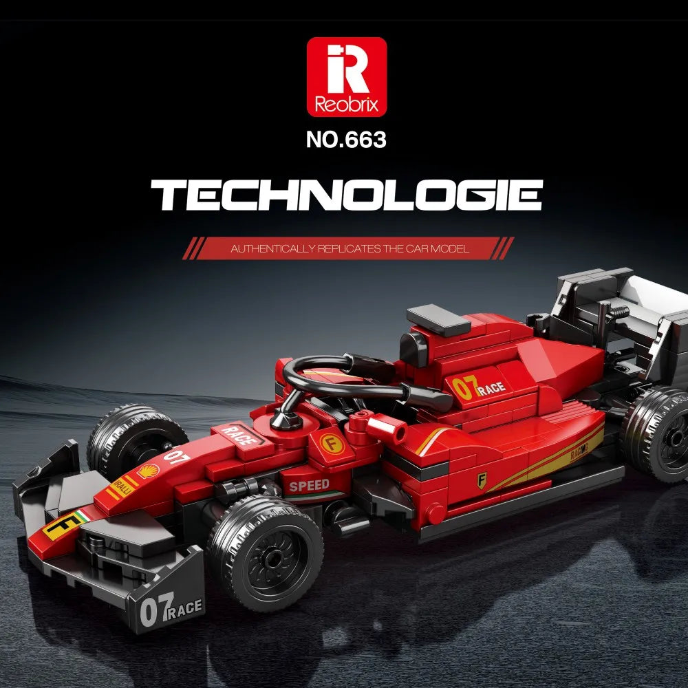 Reobrix Formula Racing Car Building Blocks 1:24 245PCS